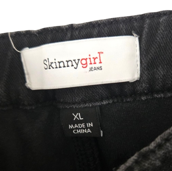 Skinny Girl Black Jeans Vintage Size XL - Picture 3 of 5